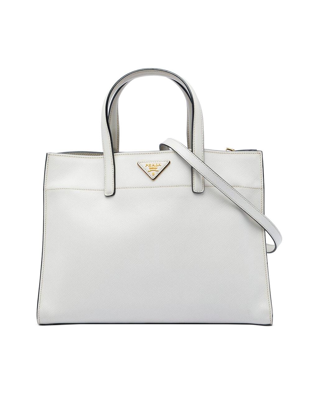 Prada Saffiano Soft Triple Pocket Tote #361646P75B
